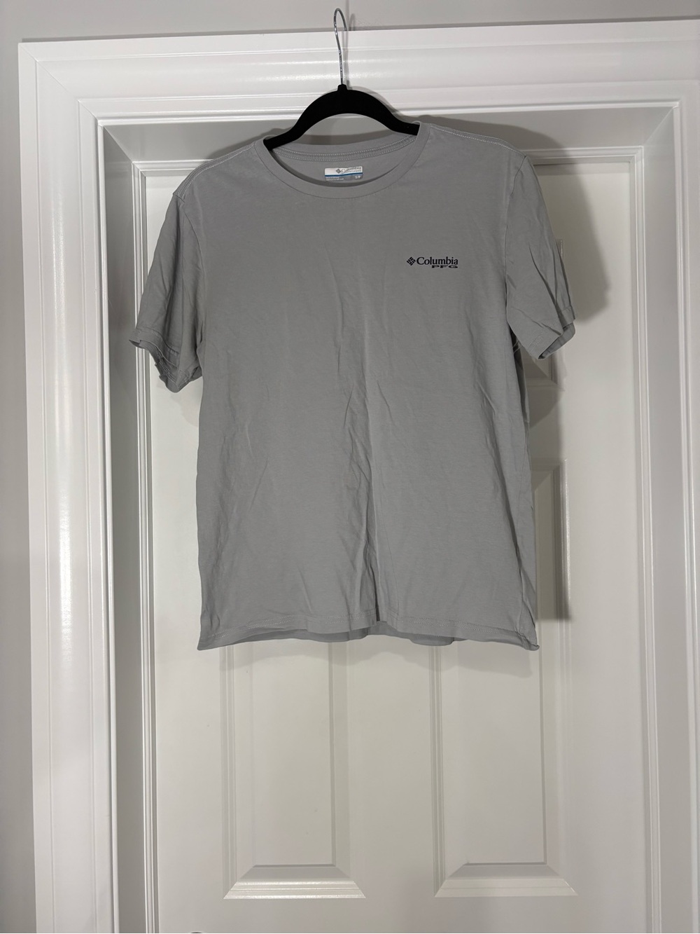 Columbia PFG Men’s Short Sleeve Crew T-Shirt in Light Gray